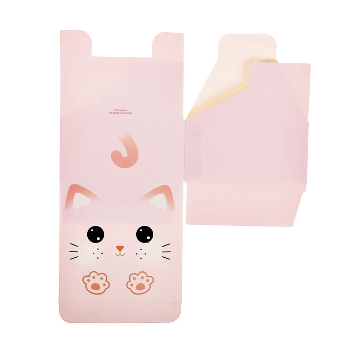 Коробочка для пончика «Открывай скорее», 10 х 10 х 5 см