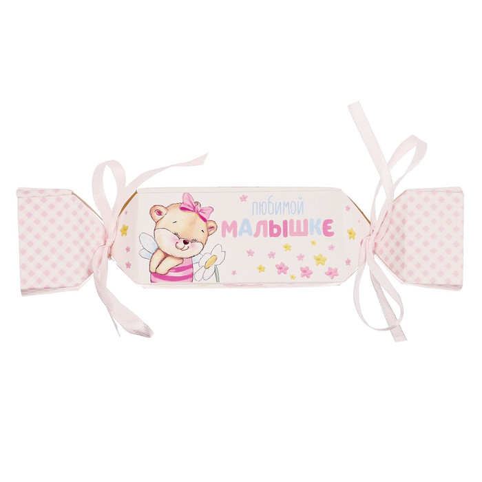 Коробка хлопушка «Любимой малышке», 11 х 5 х 5 см