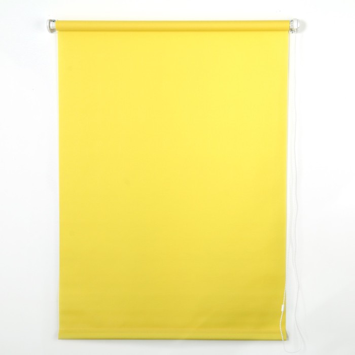 Штора рулонная 100х160 см "Апилера", цвет желтый