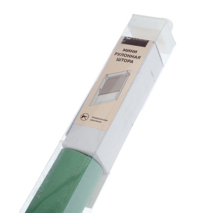 Штора рулонная 60х160 см "Апилера", цвет изумрудный