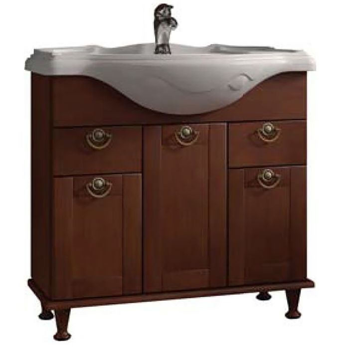 Модуль для раковины Roca America, цвет орех, ширина 105 см