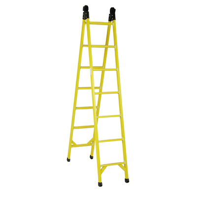 Лестница-трансформер диэлектрическая "ЛУЧ" ЛСП-2х2,5ТС-Ф55П, стеклопластик, 14 ступеней