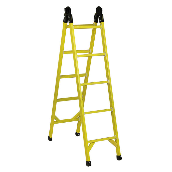 Лестница-трансформер диэлектрическая "ЛУЧ" ЛСП-2х2,0ТС-Ф55П, стеклопластик, 10 ступеней