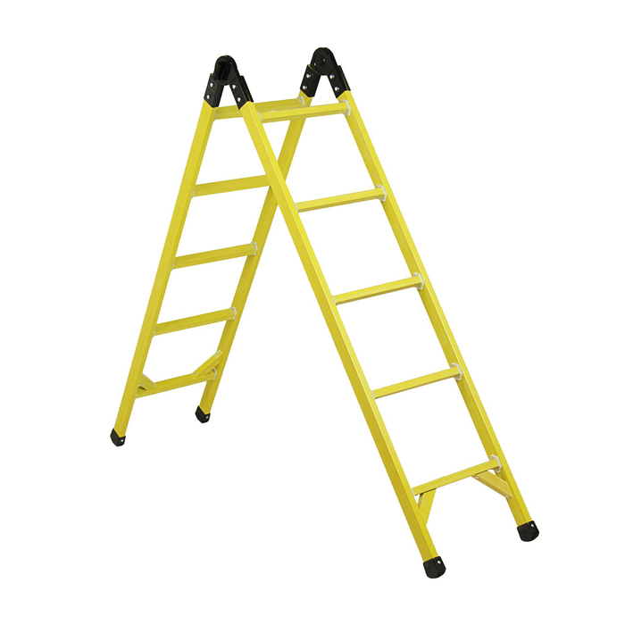 Лестница-трансформер диэлектрическая "ЛУЧ" ЛСП-2х2,0ТС-Ф55П, стеклопластик, 10 ступеней