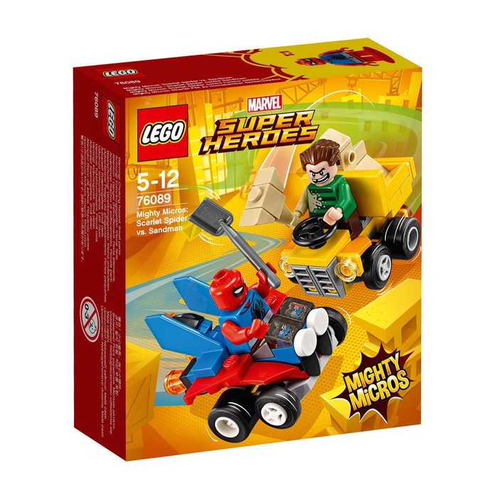 Конструктор "Человек-паук против Песочного человека", 89 деталей