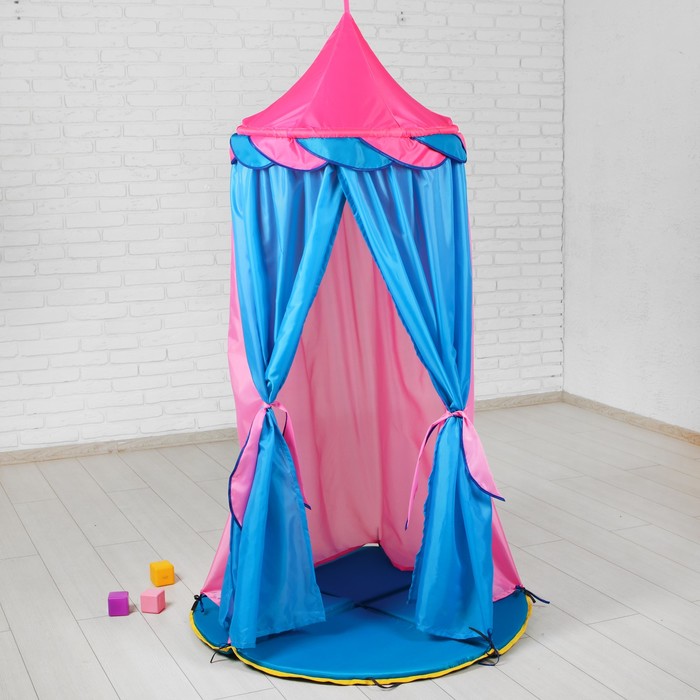 Палатка подвесная "Шатер" розовый с голубым