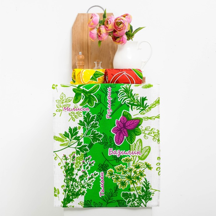 Полотенце DomoVita "Витамины" 45х60см, цвет МИКС