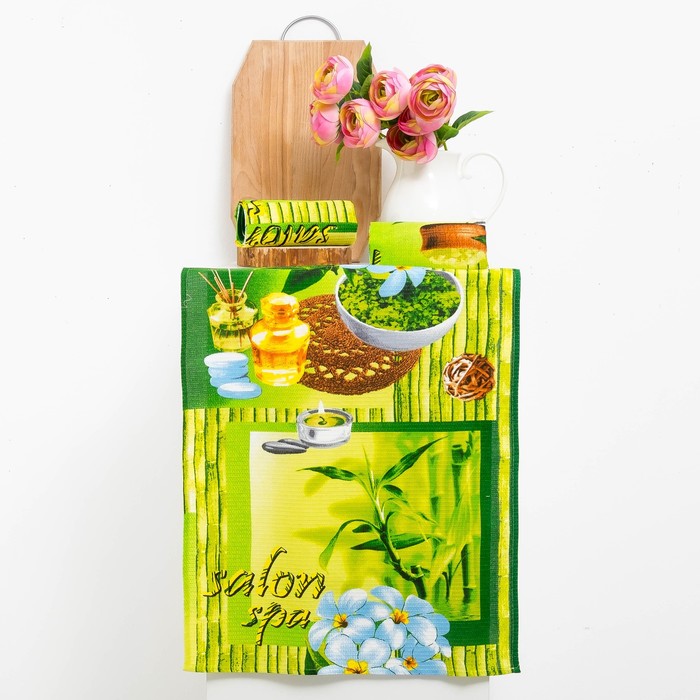 Набор полотенец DomoVita "Релакс ", 45х65 см, 3 шт в коробке