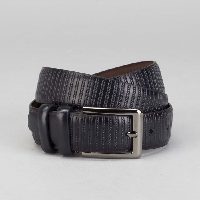 Ремень мужской, пряжка тёмный металл, ширина - 3,5 см, цвет чёрный