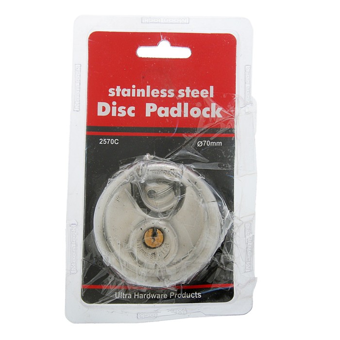 Замок навесной, 70 мм, усиленный, круглый УЦЕНКА