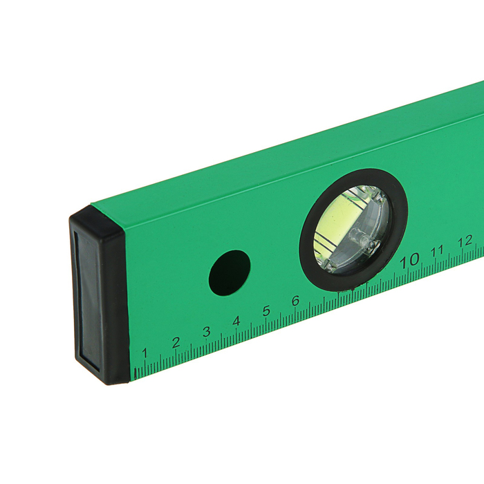 Уровень алюминиевый с магнитом, TUNDRA basic, 3 глазка, 40 см