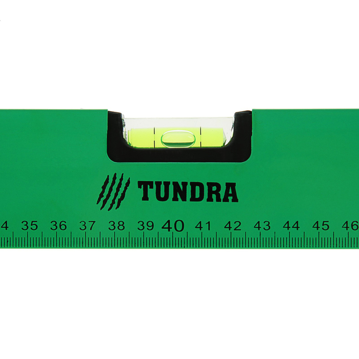 Уровень алюминиевый с магнитом, TUNDRA basic, 3 глазка 80 см