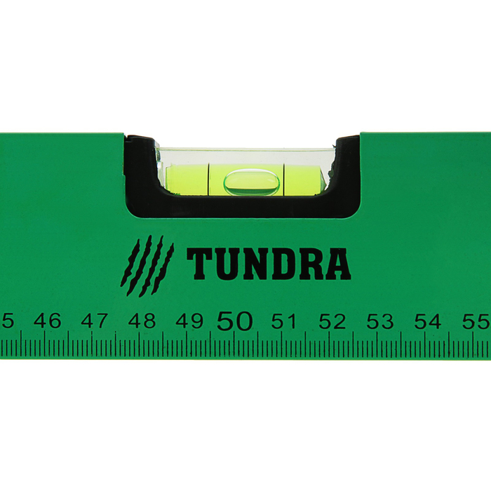 Уровень алюминиевый с магнитом, TUNDRA basic, 3 глазка, 100 см