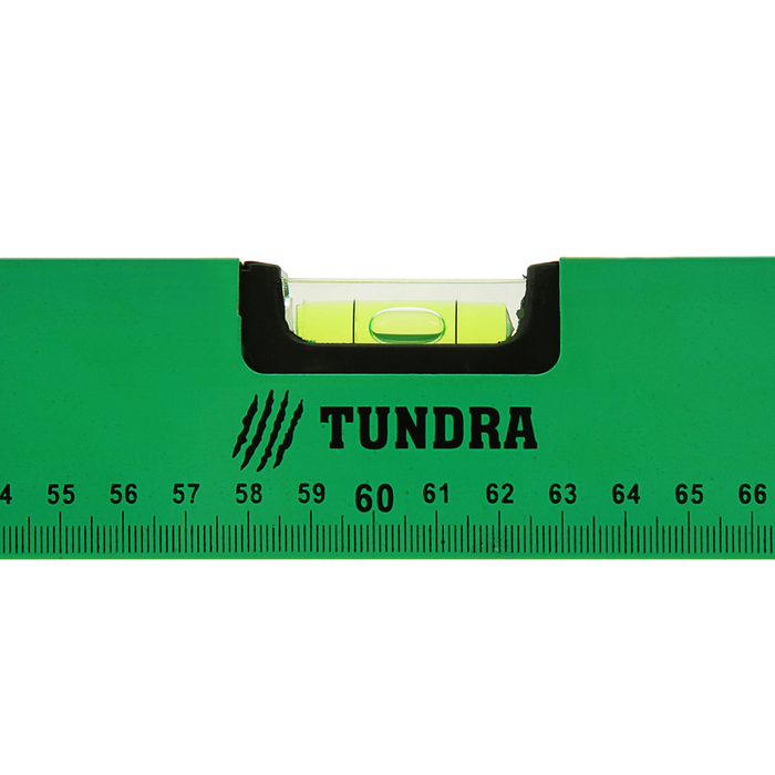 Уровень алюминиевый с магнитом, TUNDRA basic, 3 глазка, 120 см