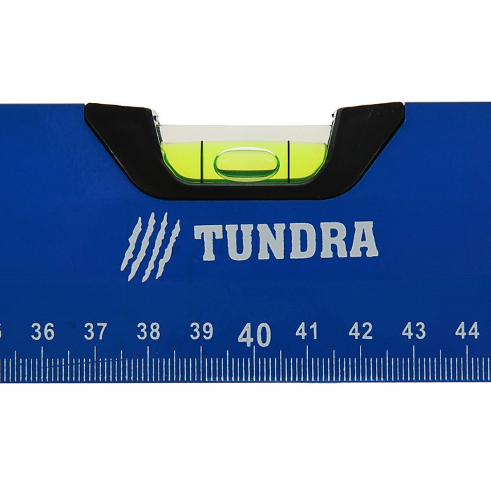 Уровень алюминиевый с магнитом TUNDRA comfort, 3 глазка, 80 см