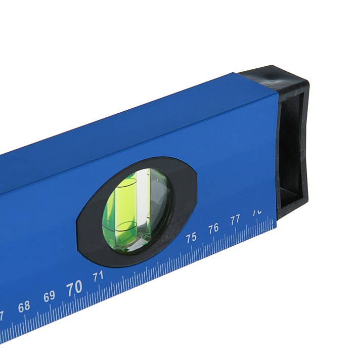 Уровень алюминиевый с магнитом TUNDRA comfort, 3 глазка, 80 см