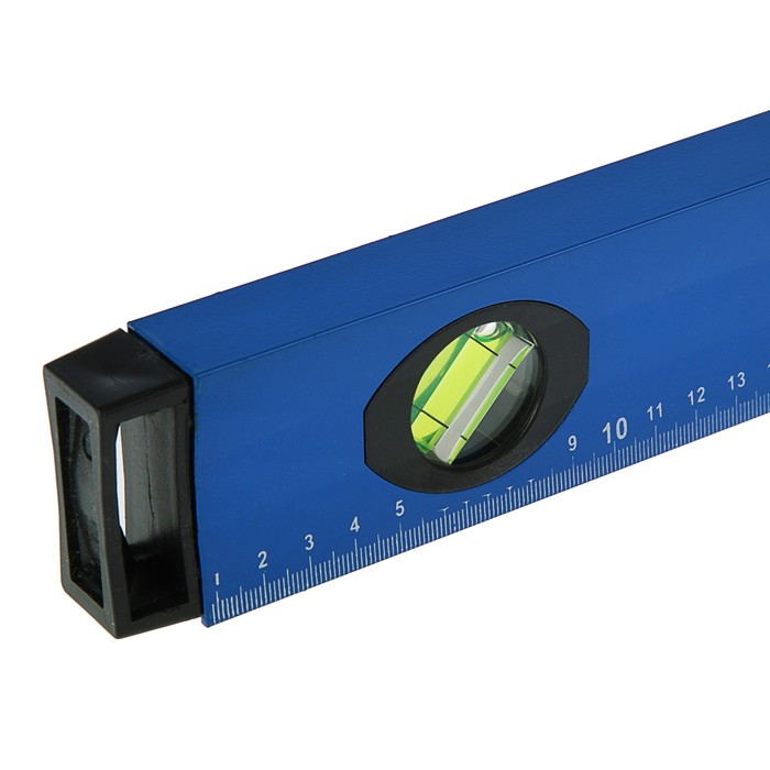 Уровень алюминиевый с магнитом TUNDRA comfort, 3 глазка, 80 см