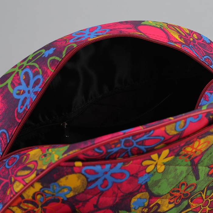 Сумка дорожная «Лето», отдел на молнии, наружный карман, цветы