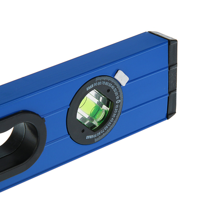 Уровень алюминиевый TUNDRA comfort, 3 глазка (повортный глазок), 2 ручки, 60 см