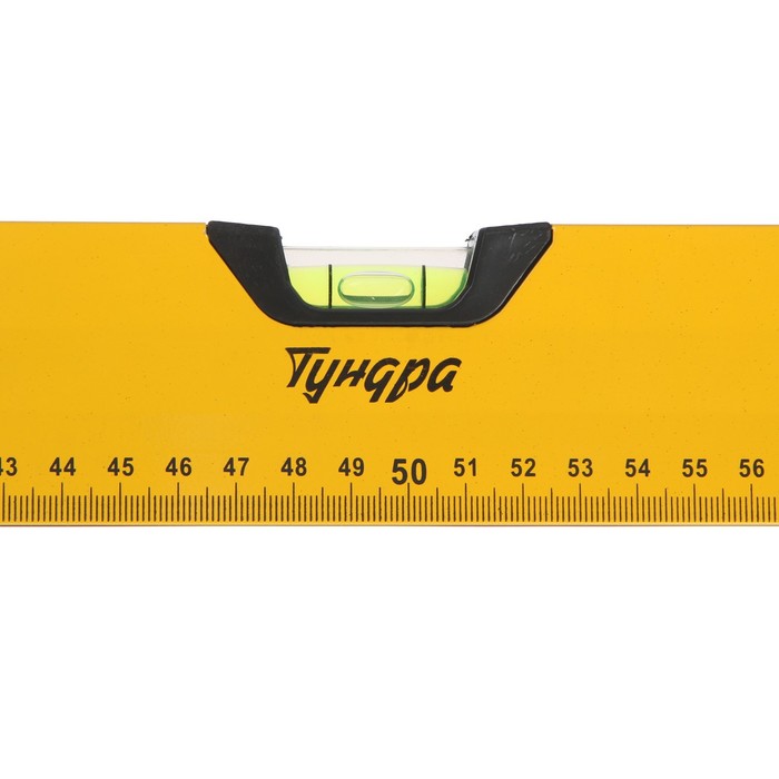Уровень алюминиевый магнитный TUNDRA, эргономичные ручки, 3 глазка, 1000 мм