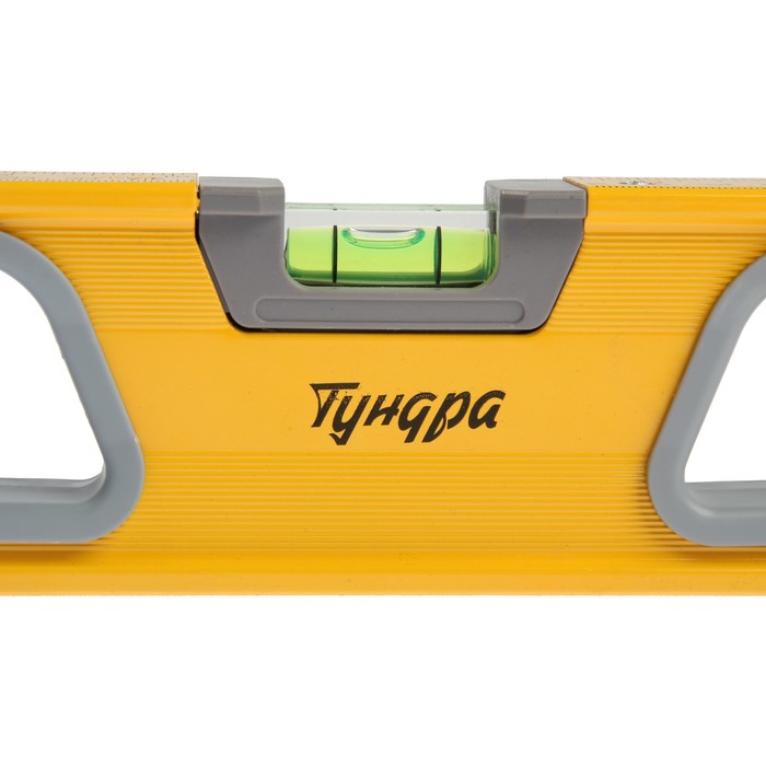 Уровень алюминиевый с магнитом, фрезерованный TUNDRA comfort, 3 глазка, 2 ручки, 60 см