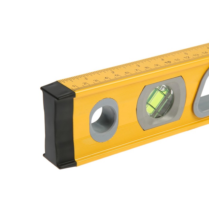 Уровень алюминиевый с магнитом, фрезерованный TUNDRA comfort, 3 глазка, 2 ручки, 60 см