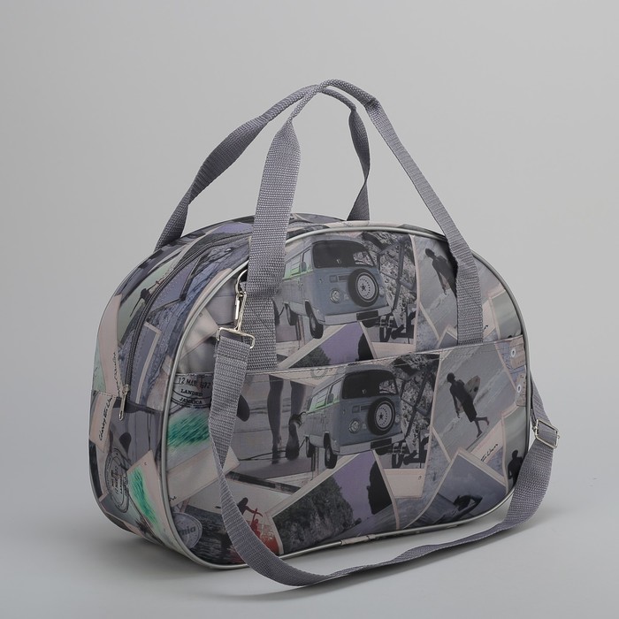 Сумка дорожная «Фото», отдел на молнии, наружный карман