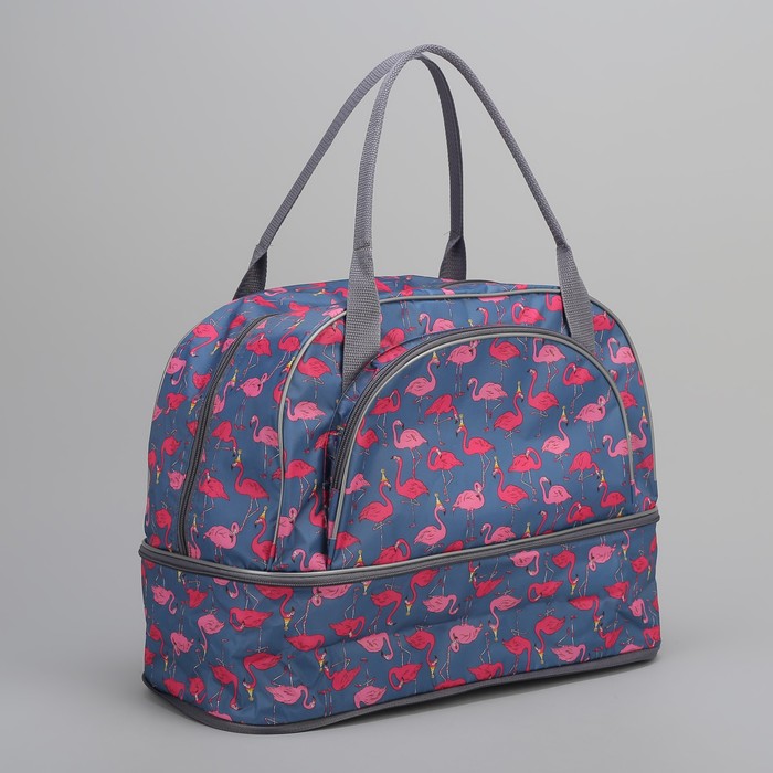 Сумка дорожная «Фламинго», трансформер, отдел на молнии, наружный карман