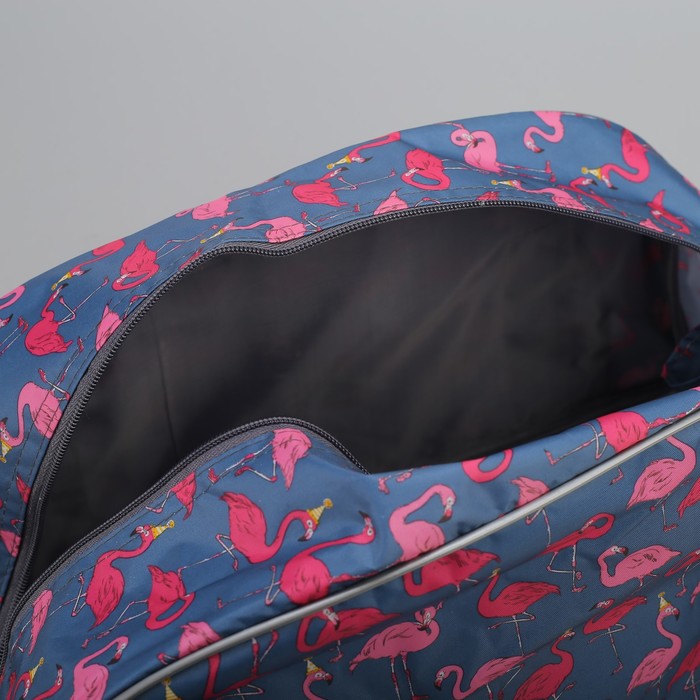 Сумка дорожная «Фламинго», трансформер, отдел на молнии, наружный карман