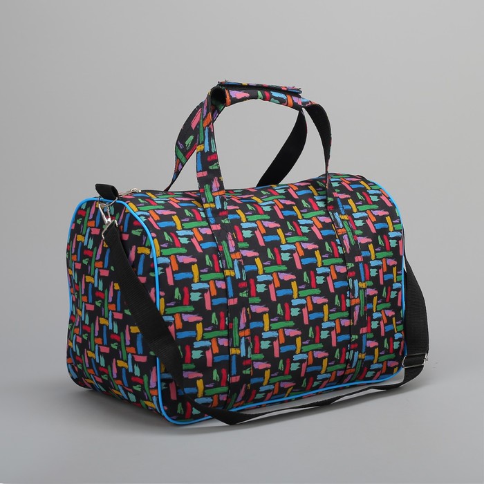 Сумка дорожная «Тетрис», отдел на молнии, длинный ремень