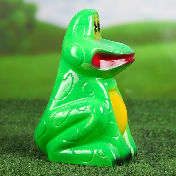 Садовая фигура "Лягушонок" глянец большой 19см