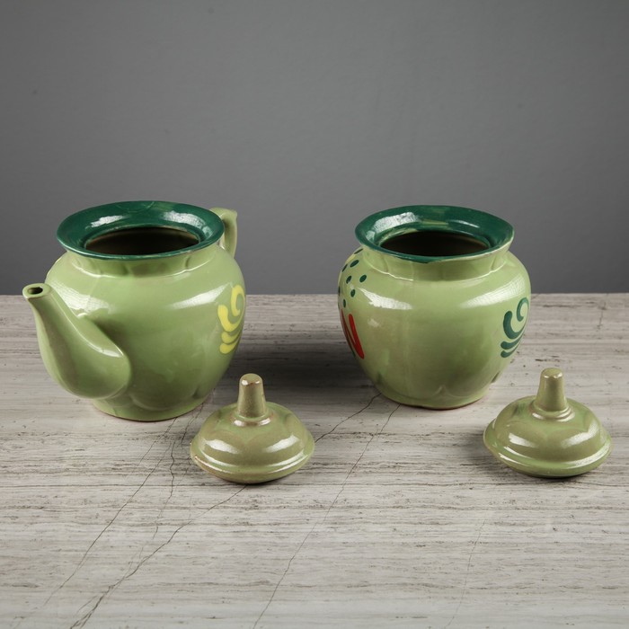 Набор чайный 2 предмета "Узор" цветной микс