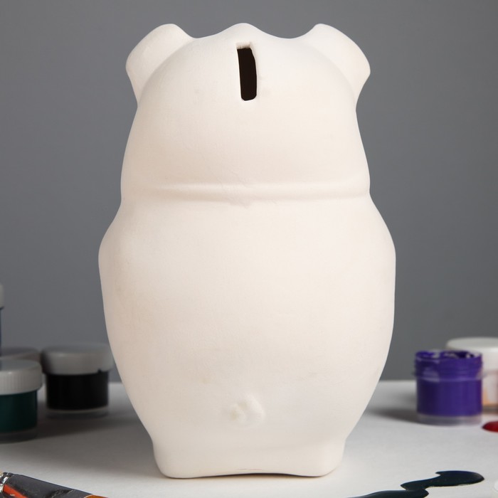 Копилка-раскраска "Свинка" 10*18 см