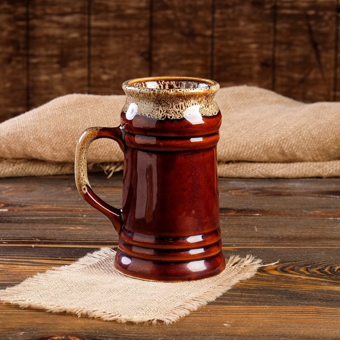 Кружка для пива, 1 л "Бокал"