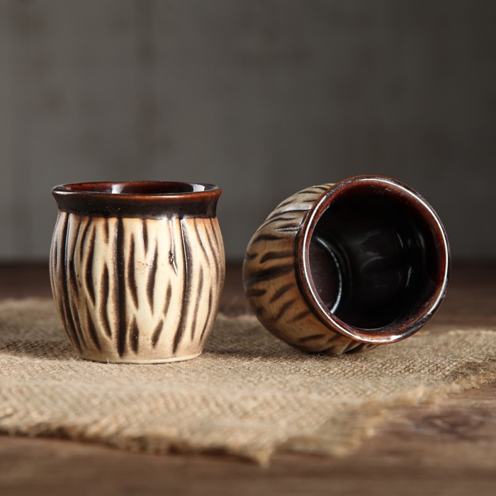 Штоф с рюмками "Ладья", 5 предметов, 1 л