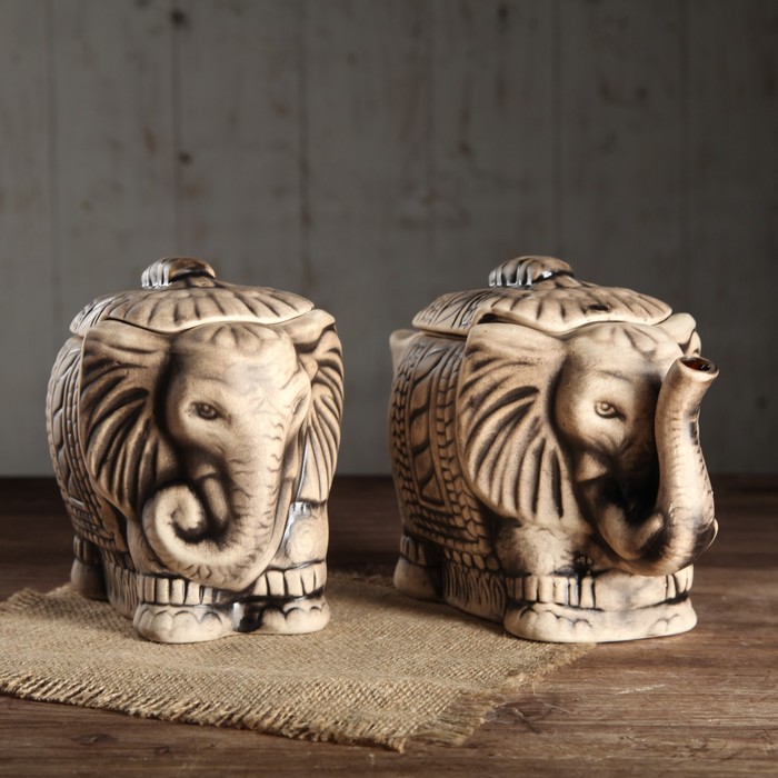 Чайная пара "Слоны", 0,8 л