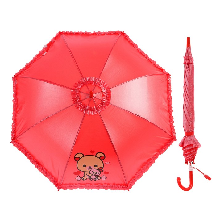 Зонтик со свистком МИКС 55 см 10148-11-1