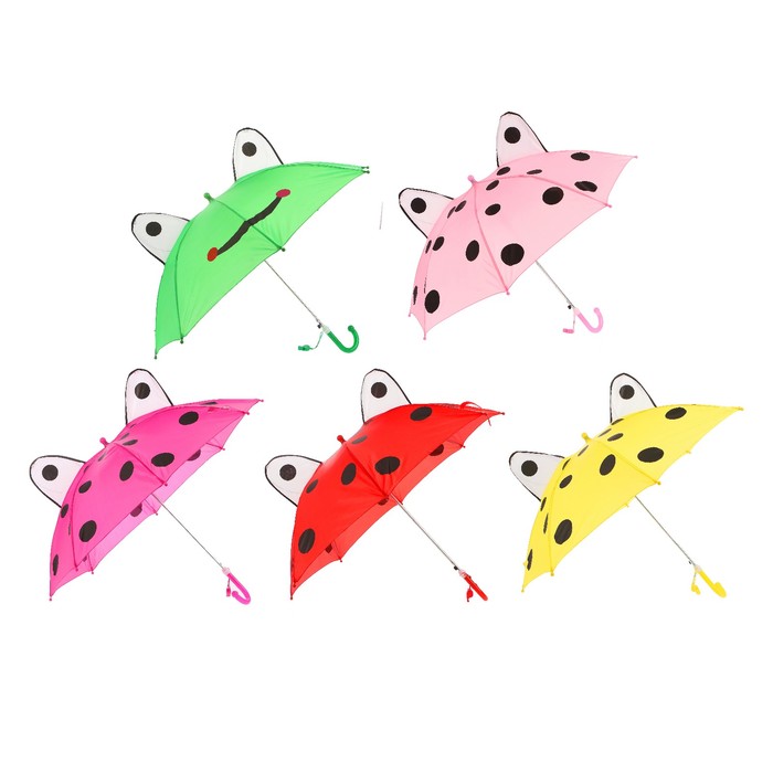 Зонтик с ушками МИКС 55 см 10148-3-1