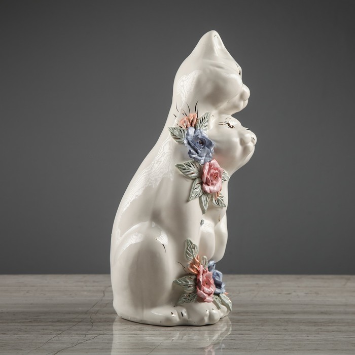 Копилка "Пара котов", средняя, лепка