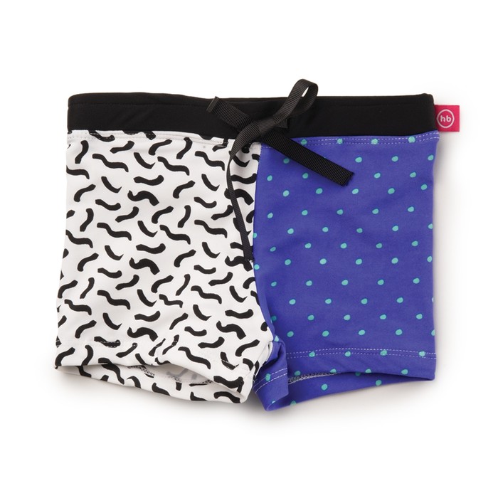 Плавки для мальчика, рост 92 см, цвет белый/голубой 50501