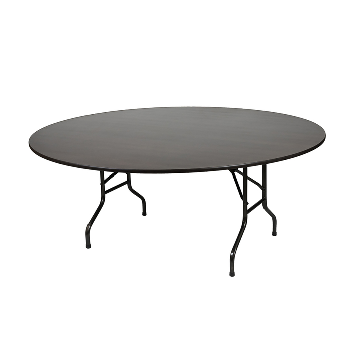 Складной стол "Лидер 3", диаметр 1500 мм, влагостойкая фанера, цвет тёмное дерево