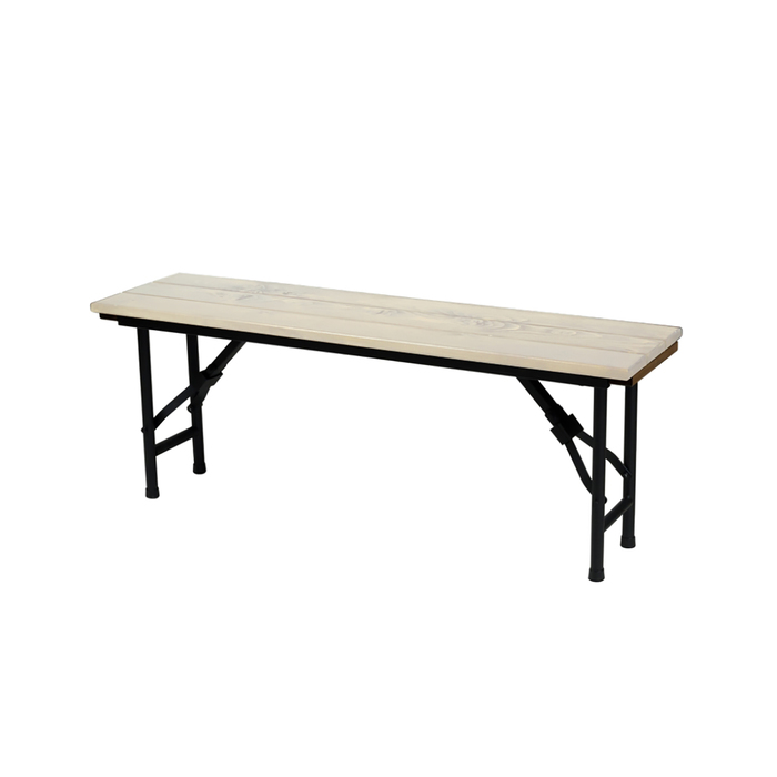 Уличная скамья из реек "Лидер 8", 1500х300 мм, цвет светлое дерево