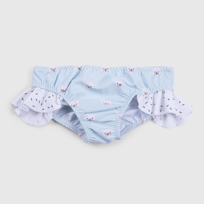 Плавки для девочки, рост 98 см, цвет голубой 50518