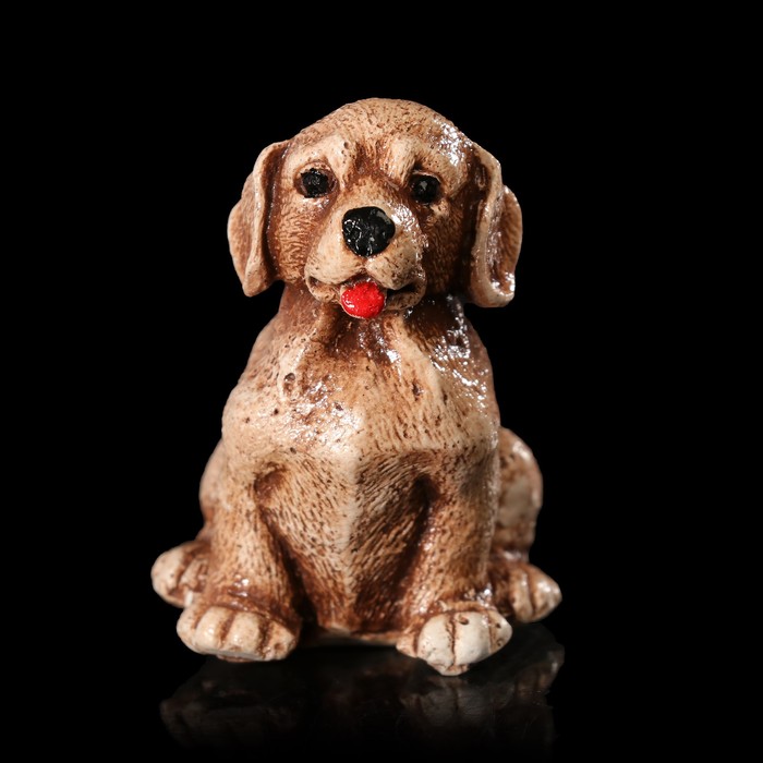 Сувенир гипс "Щенок" 8 см