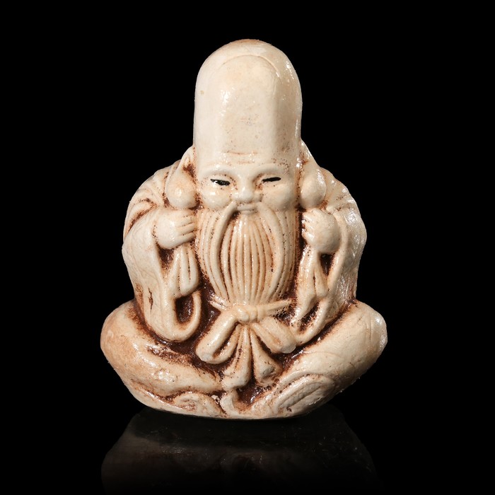 Сувенир гипс "Мудрец Фукурокудзю" 5 см