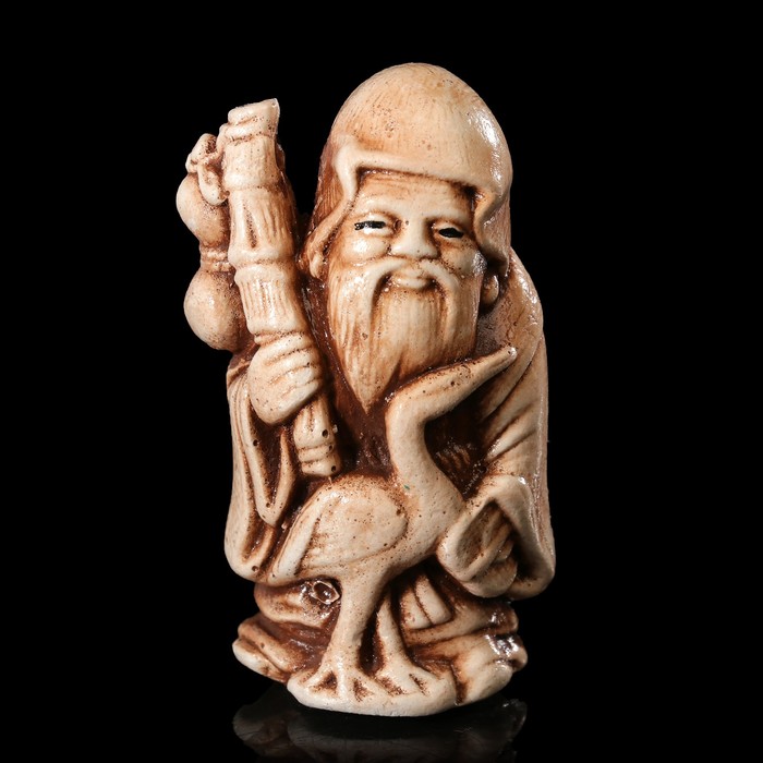 Сувенир гипс "Мудрец Эбису" 6 см