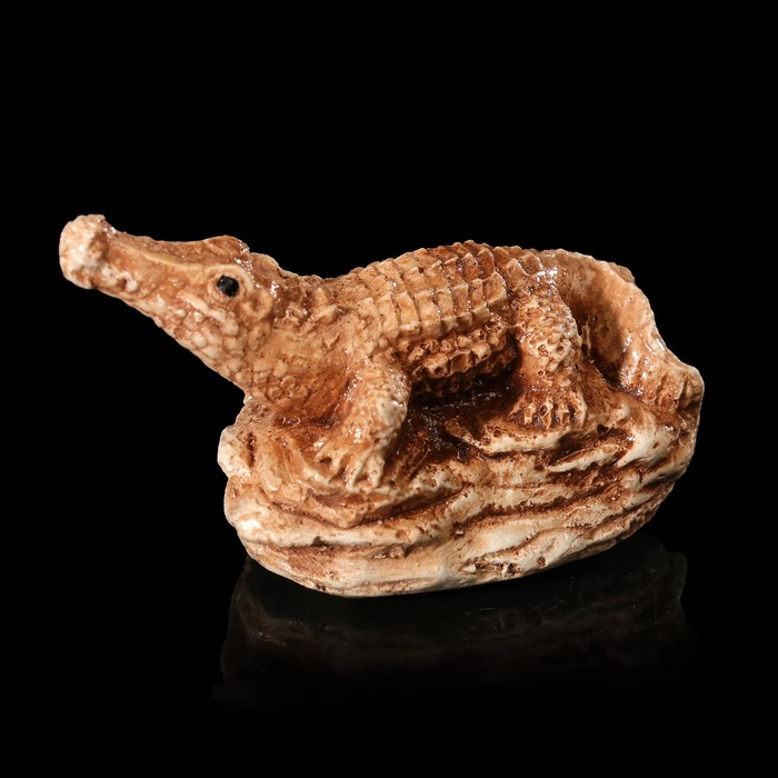 Сувенир гипс "Крокодил" 3 см