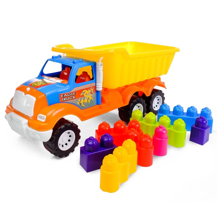 Самосвал в наборе с конструктором МИКС