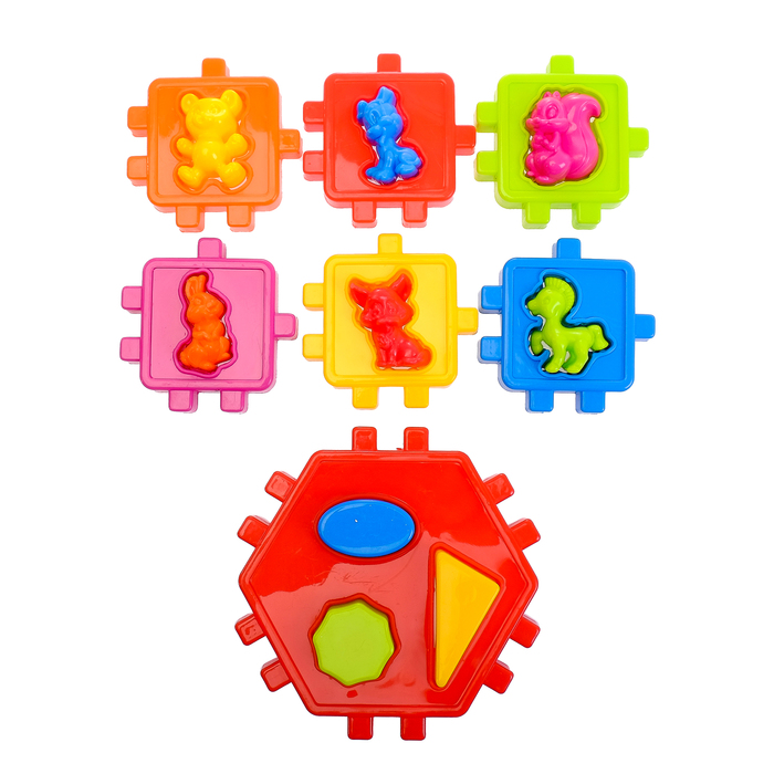 Сортер логический, набор логических кубов