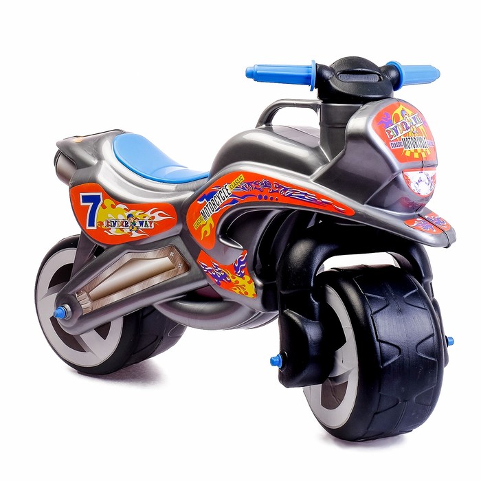 Толокар "Мотоцикл" с каской